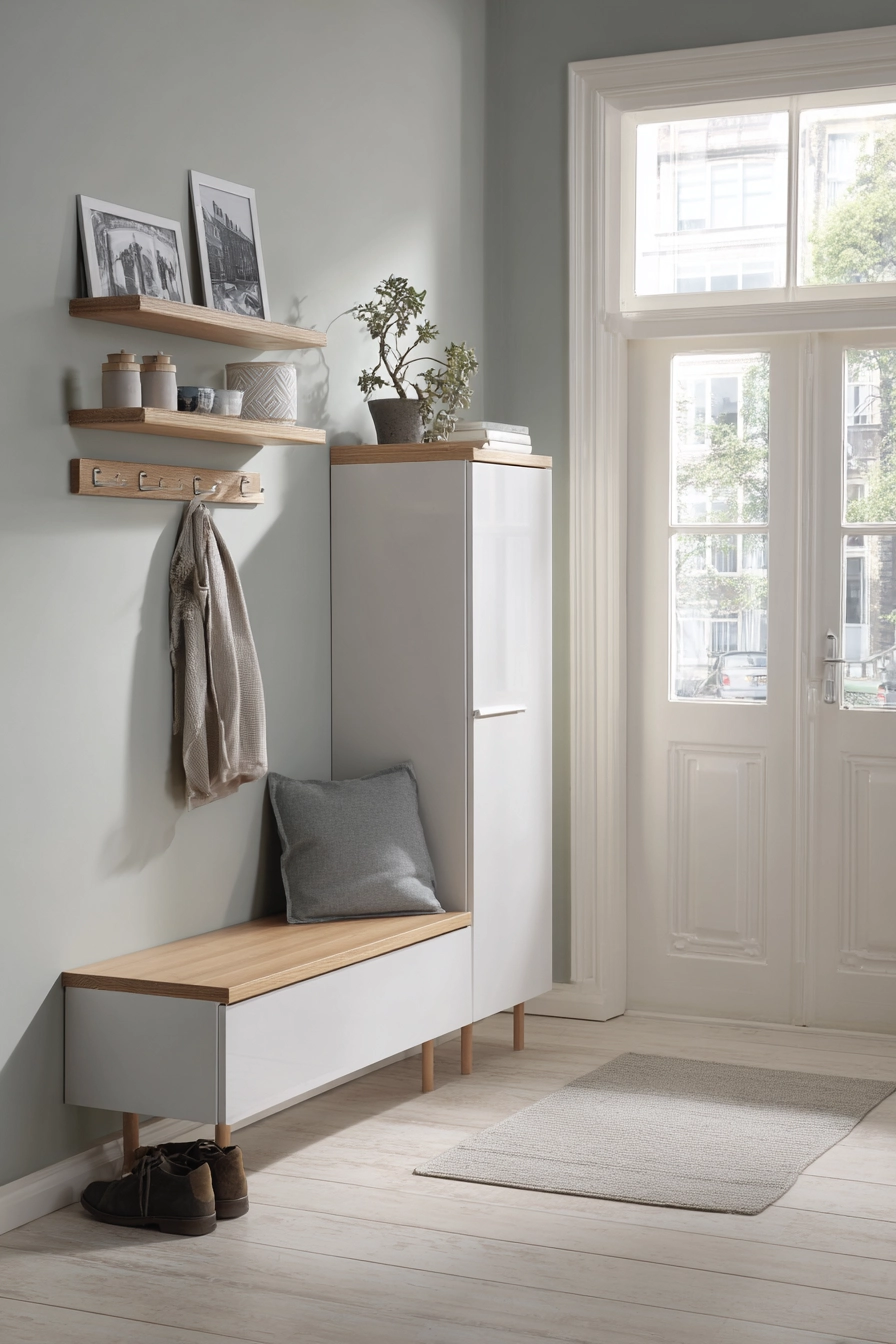 small hallway storage ideas 7