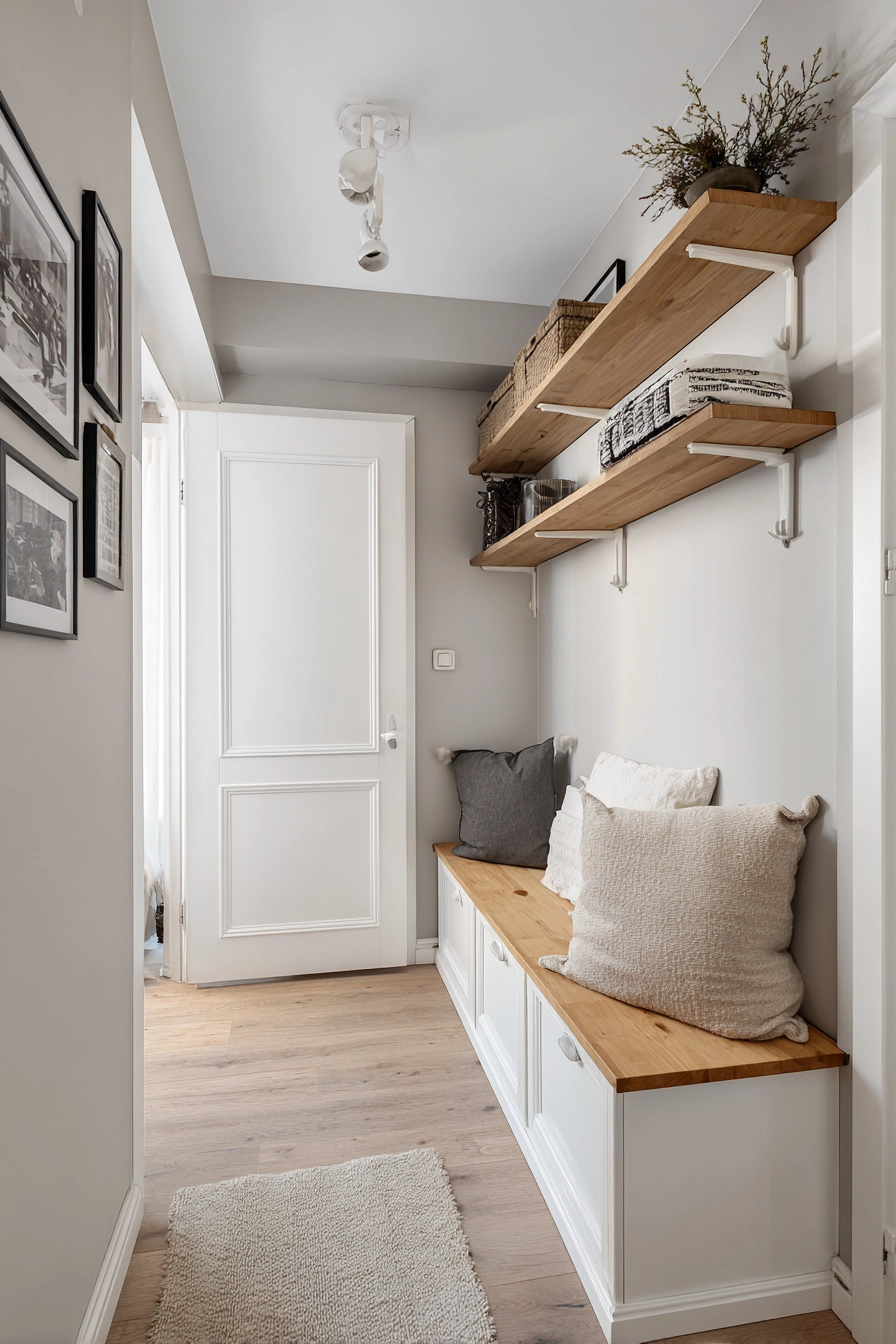 small hallway storage ideas 8