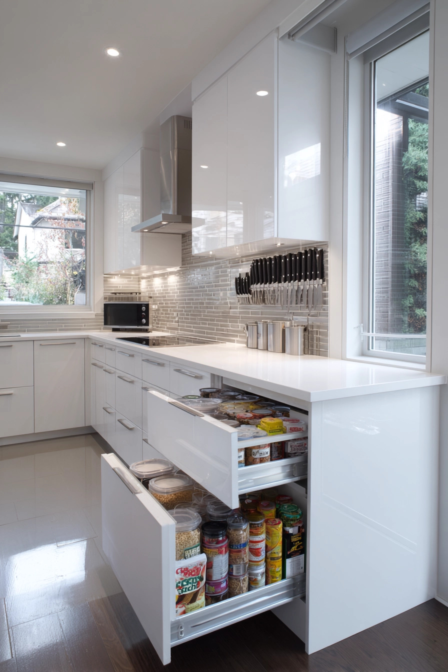 small kitchen organization ideas 27