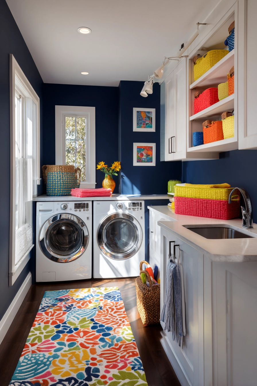 small laundry room ideas 36