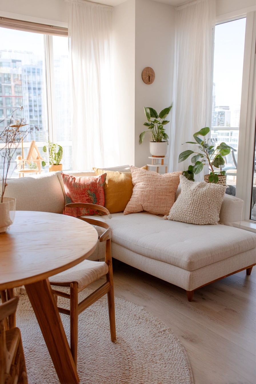 small living room ideas with dining area 1