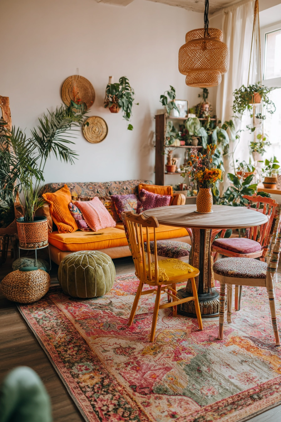 small living room ideas with dining area 15