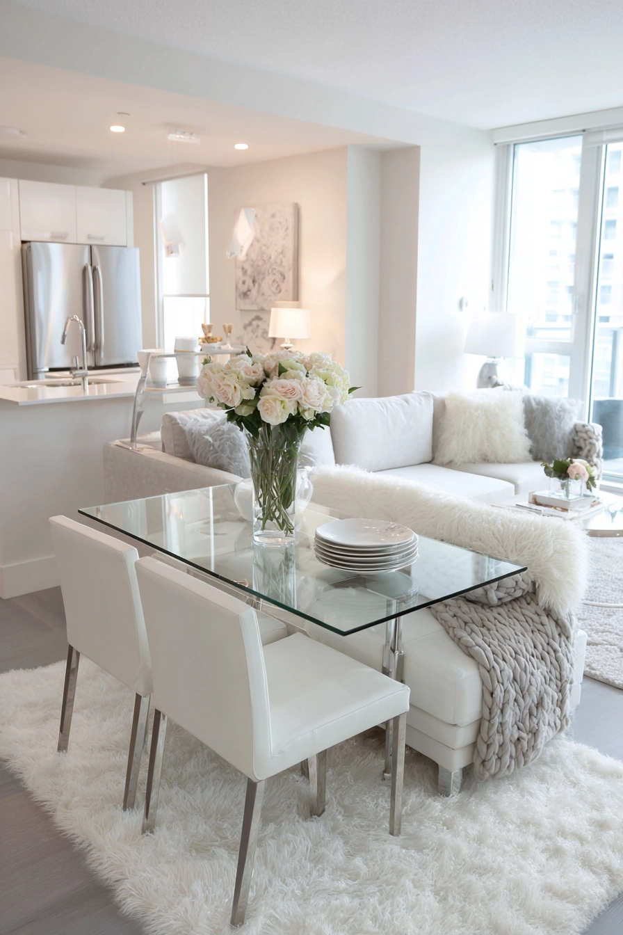 small living room ideas with dining area 19