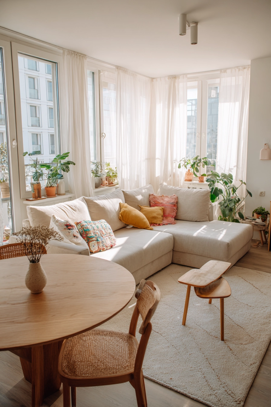 small living room ideas with dining area 4