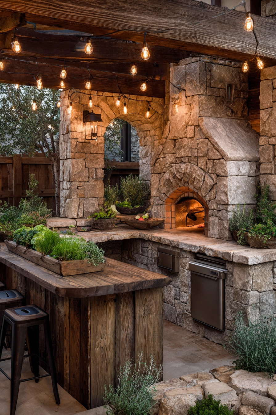 small outdoor kitchen ideas 10