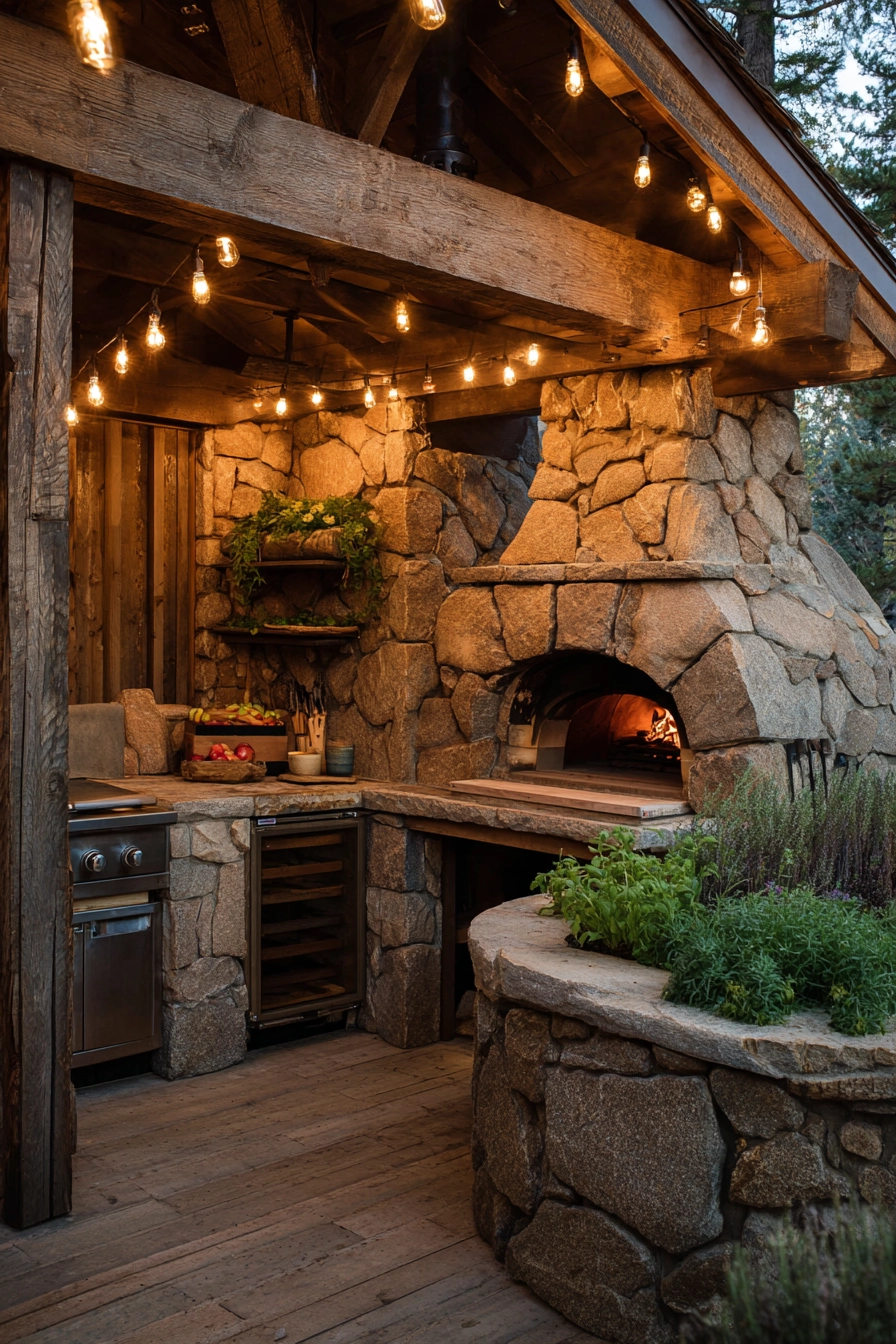 small outdoor kitchen ideas 12