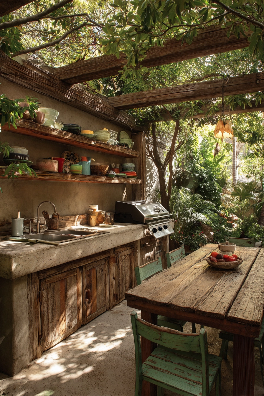 small outdoor kitchen ideas 2