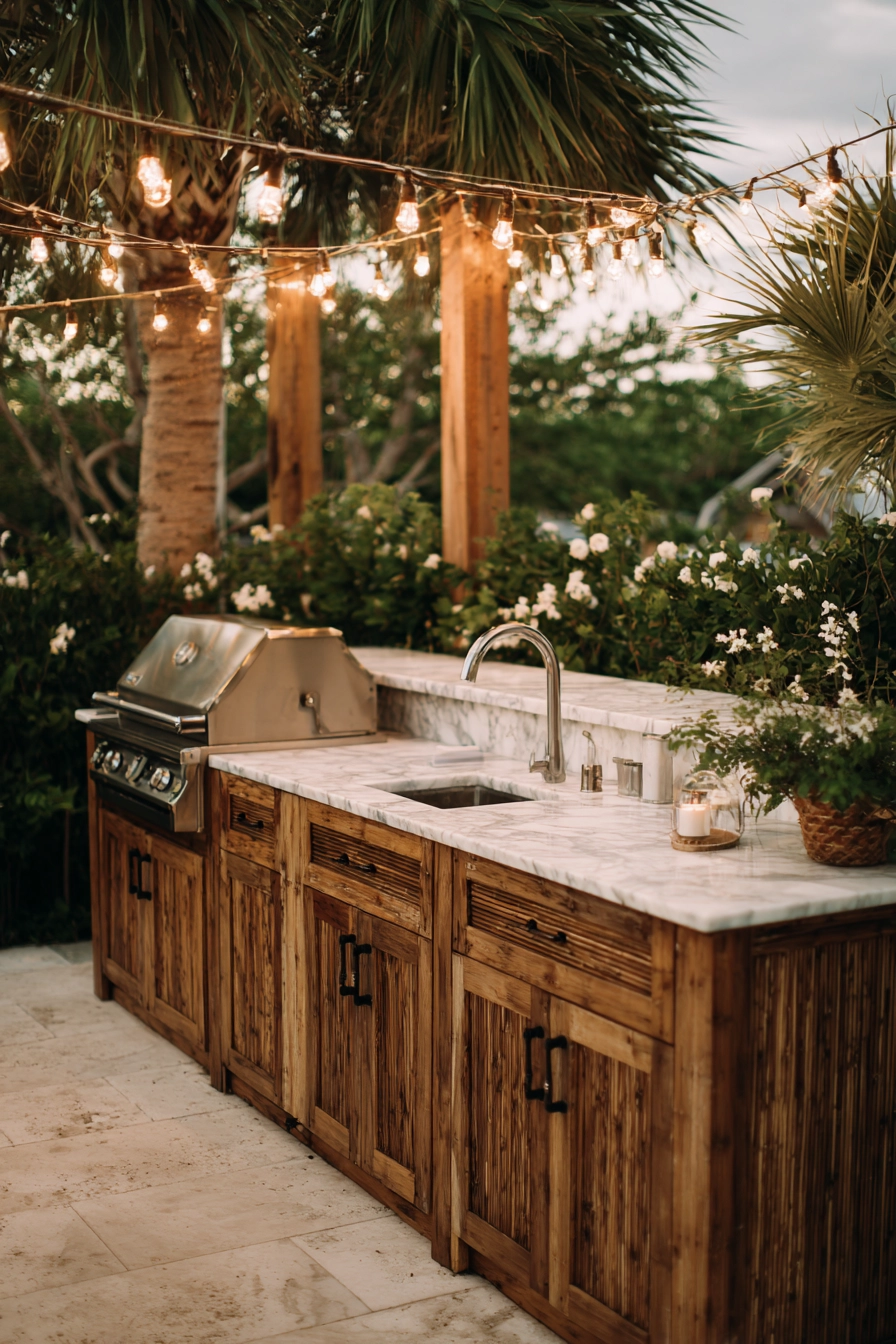 small outdoor kitchen ideas 20