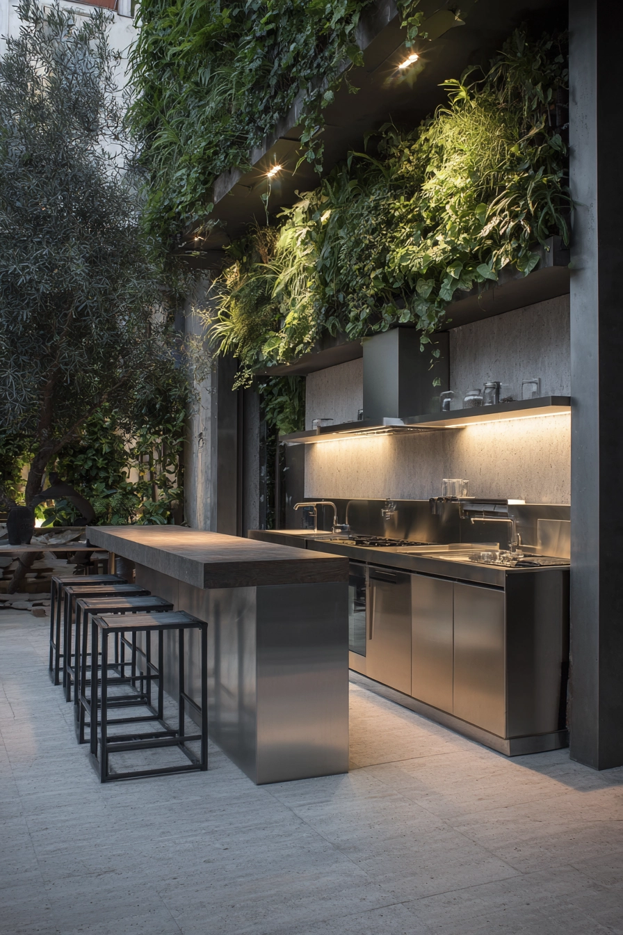 small outdoor kitchen ideas 25