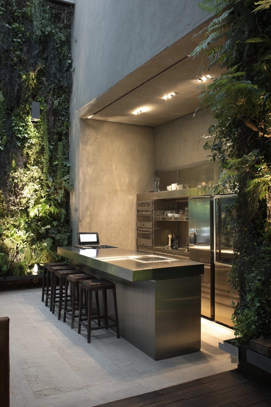 small outdoor kitchen ideas 26
