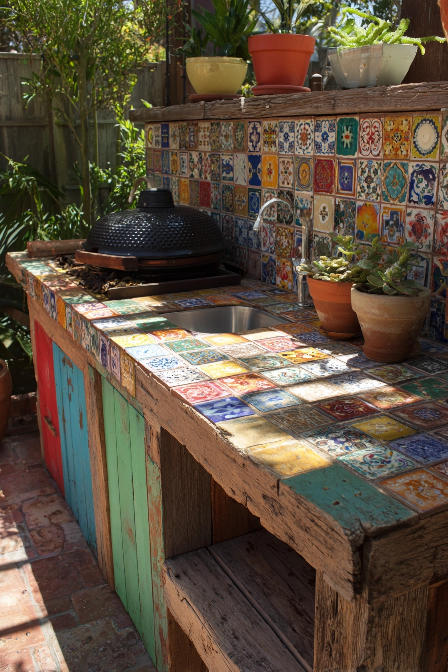 small outdoor kitchen ideas 29