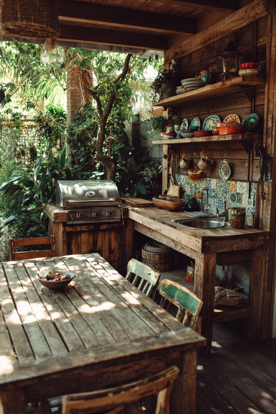 small outdoor kitchen ideas 3