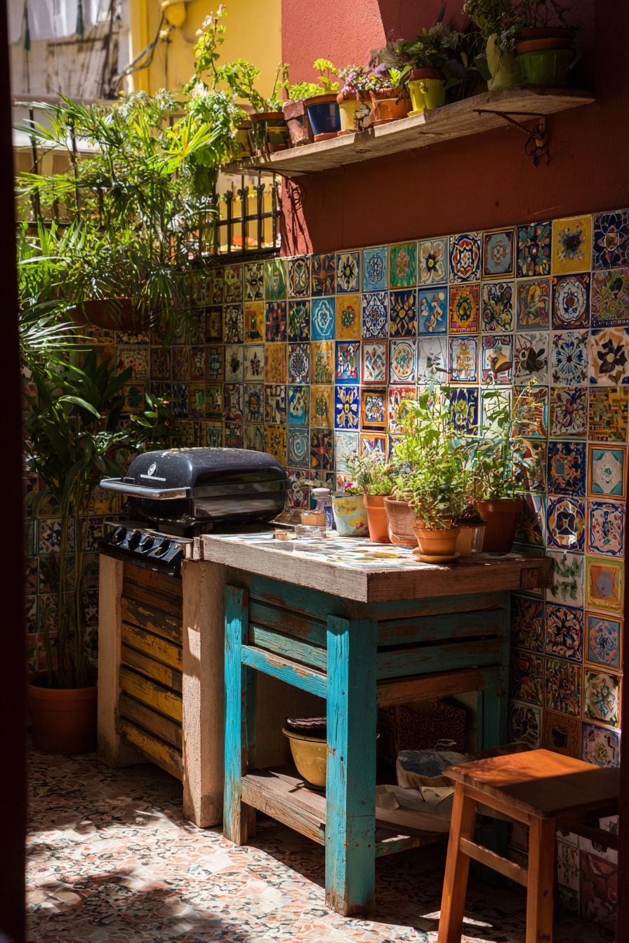 small outdoor kitchen ideas 30