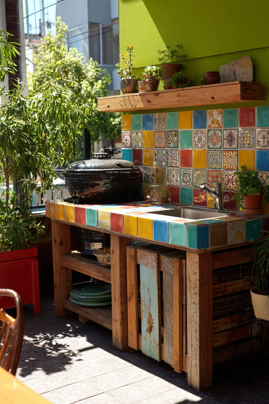 small outdoor kitchen ideas 31