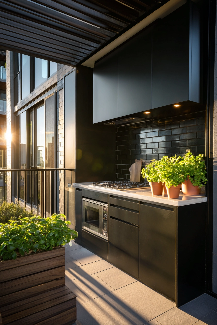 small outdoor kitchen ideas 5