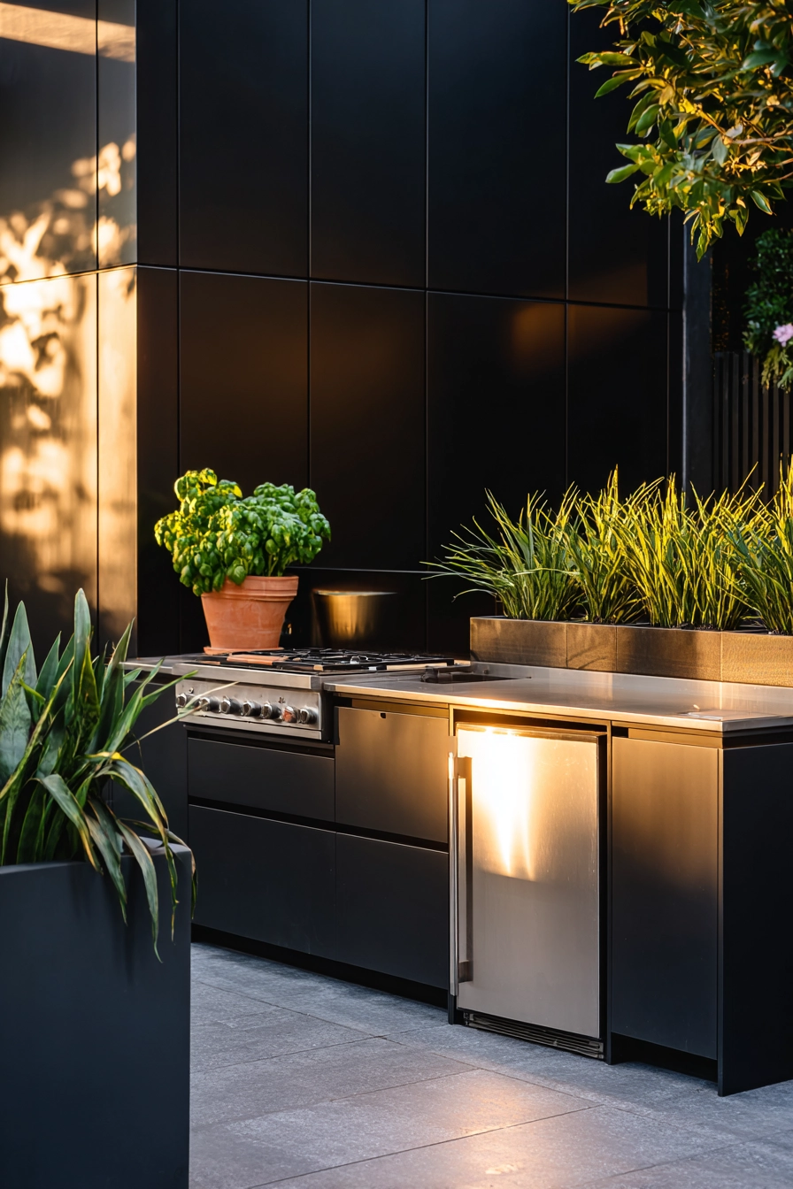 small outdoor kitchen ideas 6