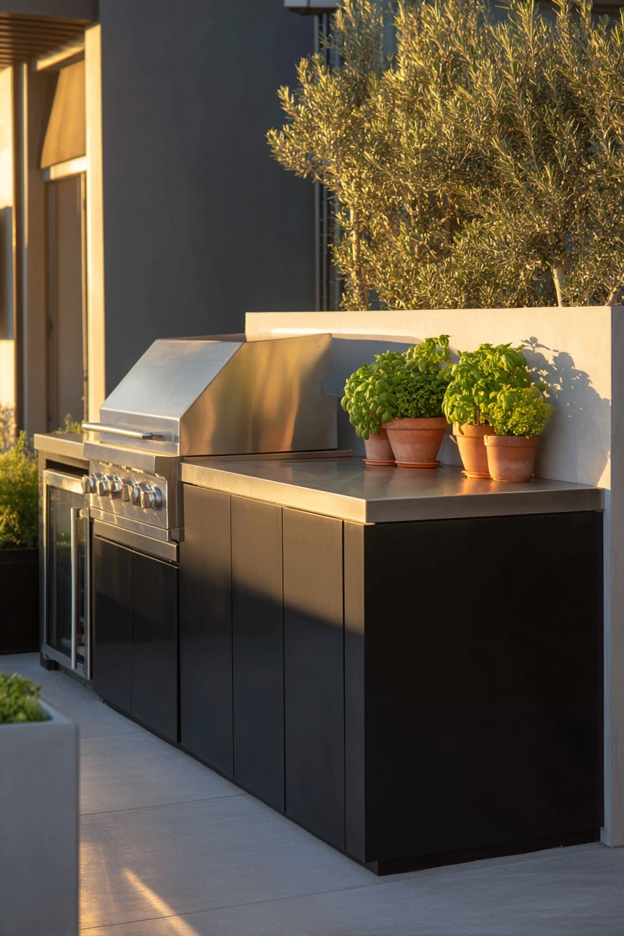 small outdoor kitchen ideas 8