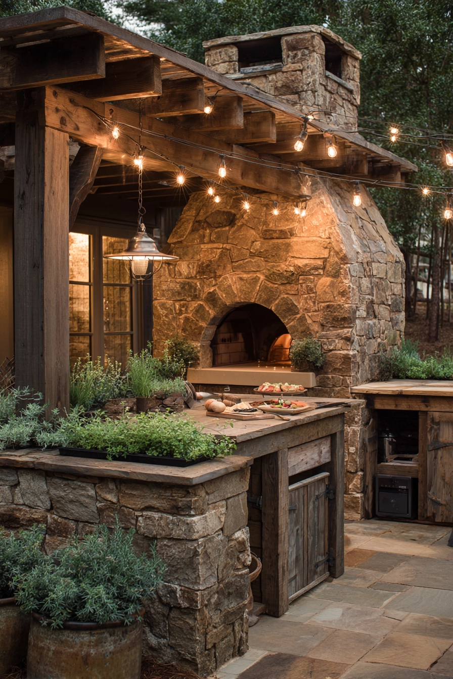 small outdoor kitchen ideas 9