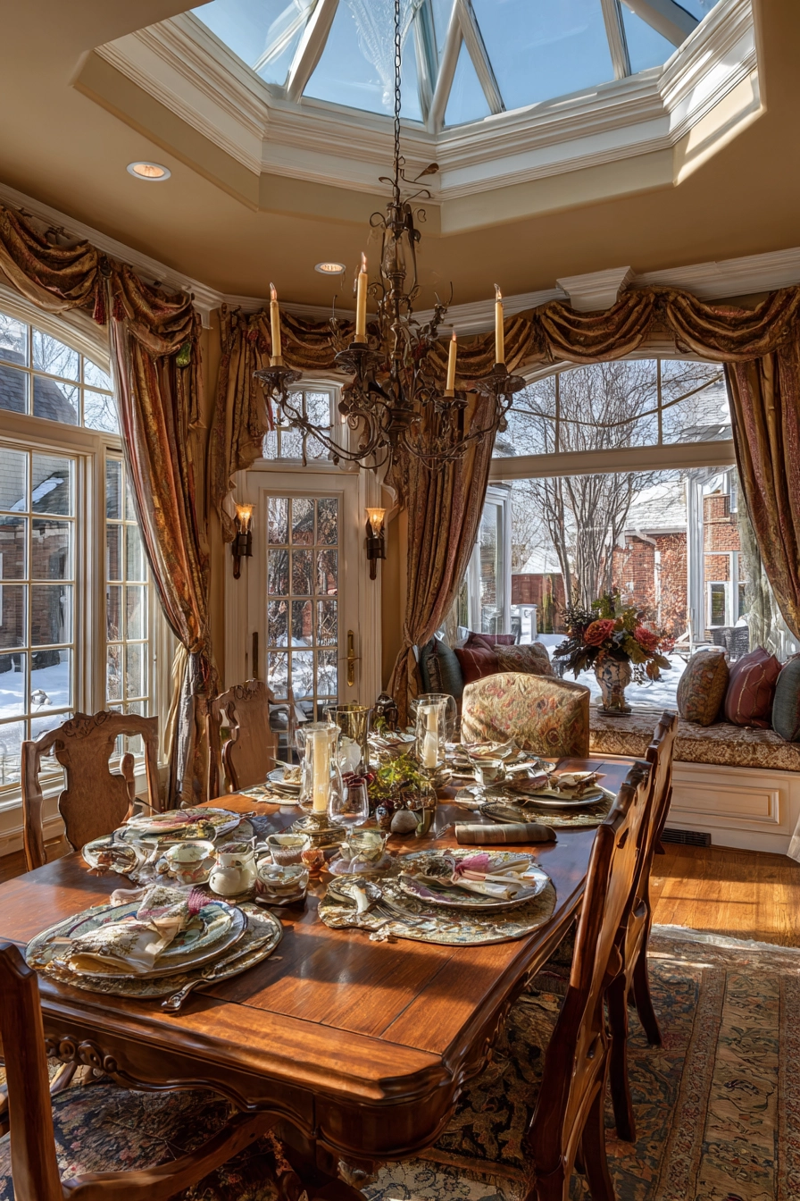 sunroom dining room ideas 38