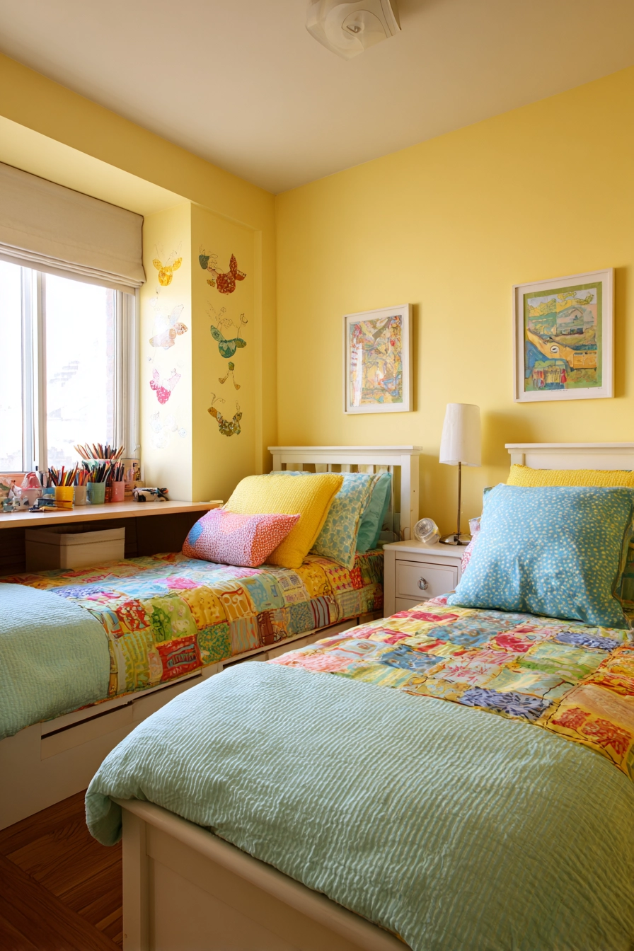 twin bed ideas for small room 40