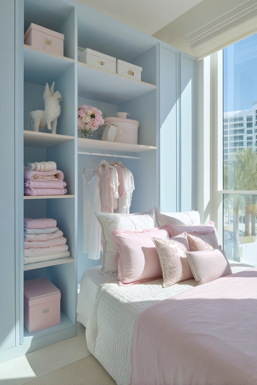 wardrobe color ideas bedroom 13