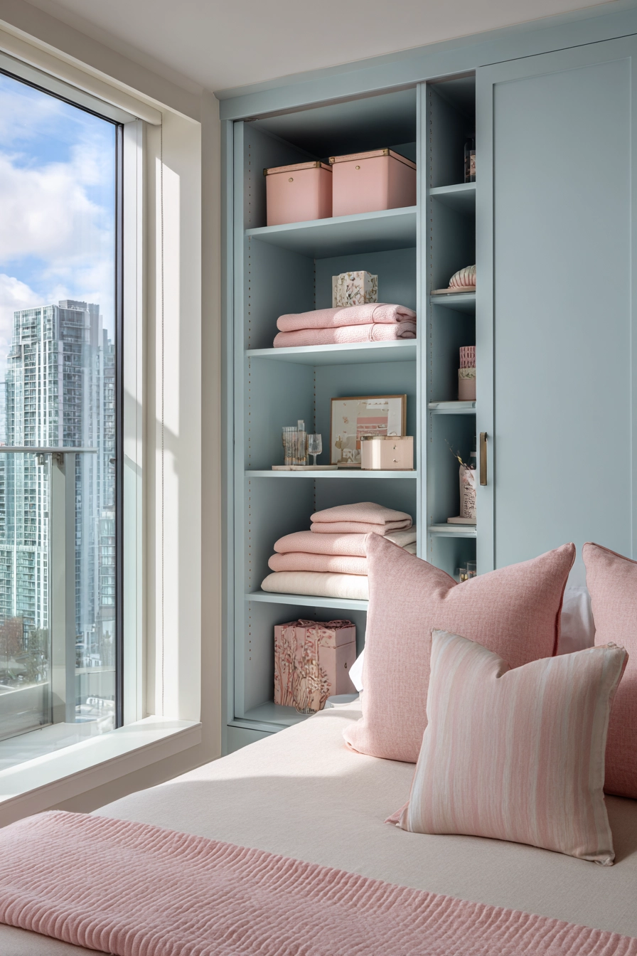 wardrobe color ideas bedroom 15