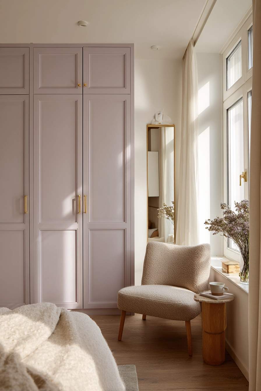 wardrobe color ideas bedroom 24