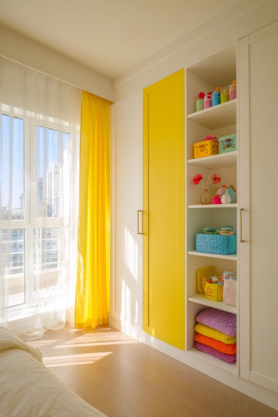 wardrobe color ideas bedroom 32