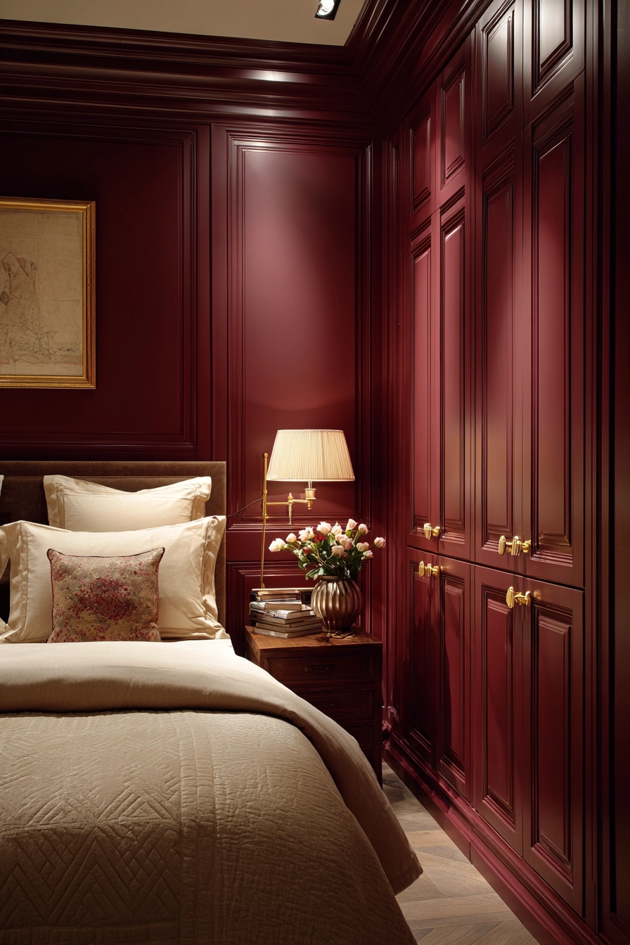 wardrobe color ideas bedroom 33