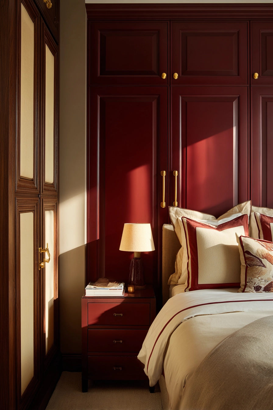 wardrobe color ideas bedroom 34