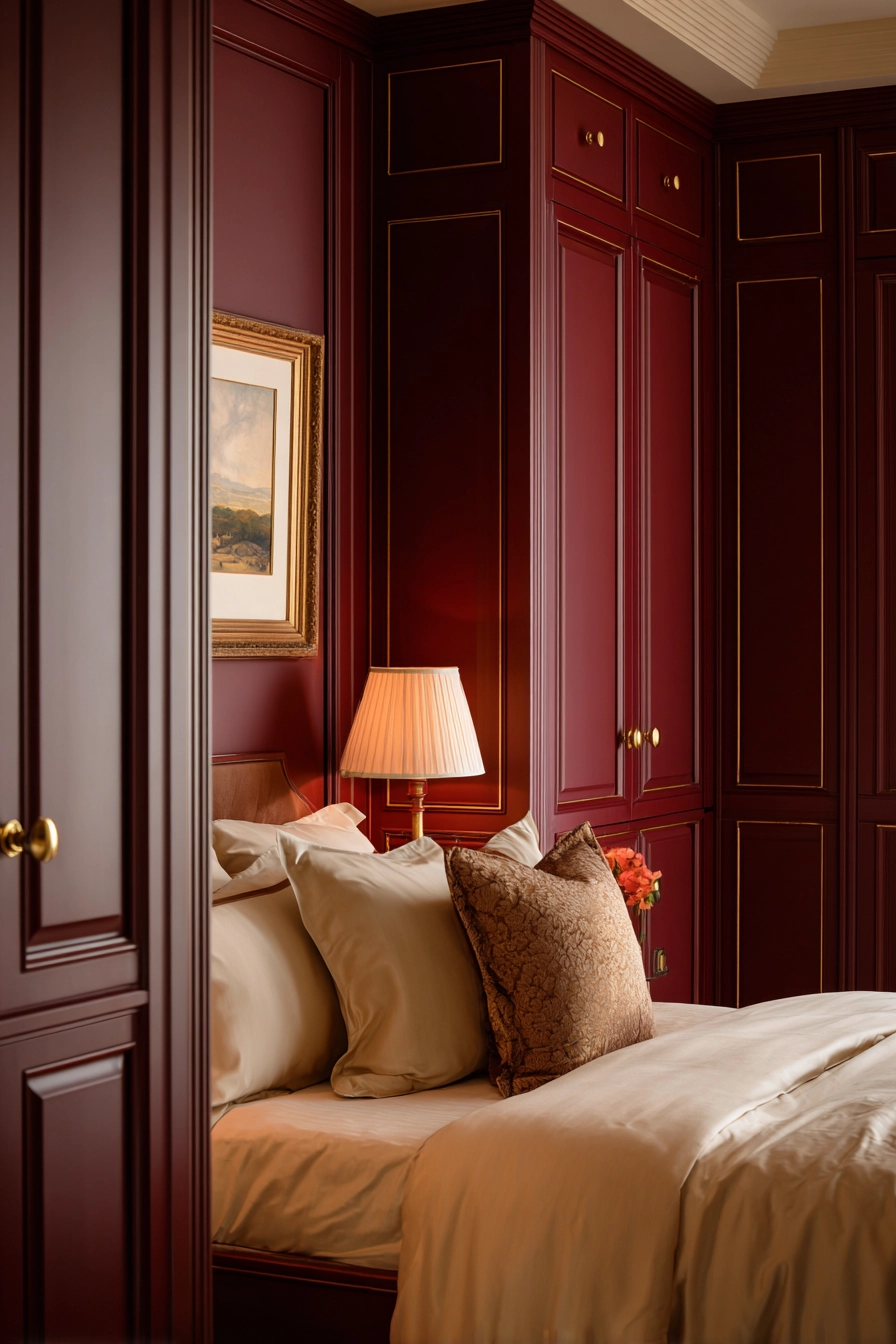 wardrobe color ideas bedroom 35