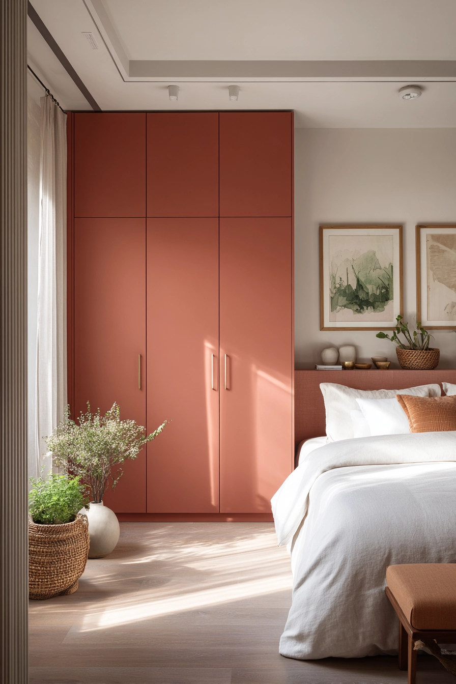 wardrobe color ideas bedroom 9