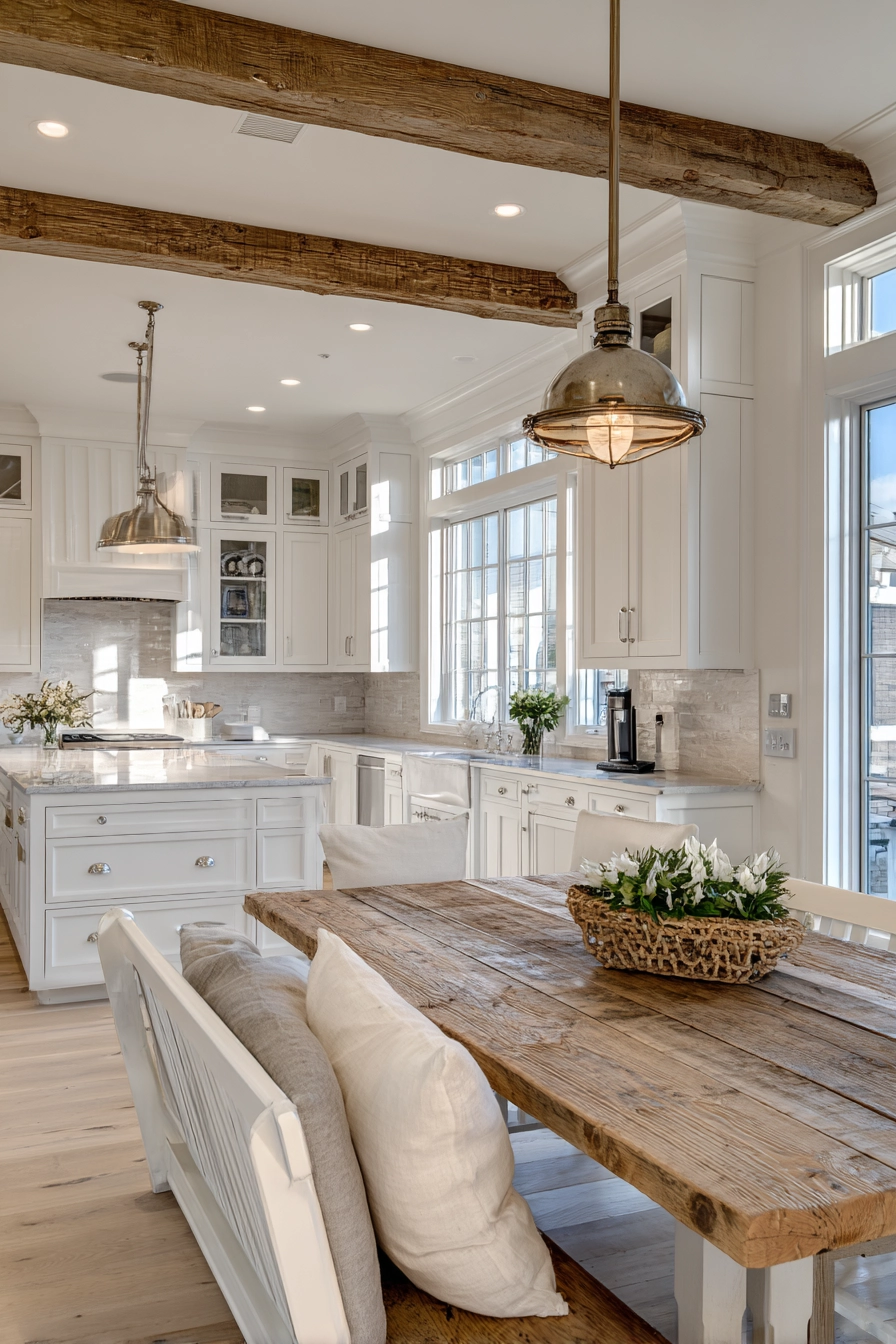 white oak and white kitchen 12