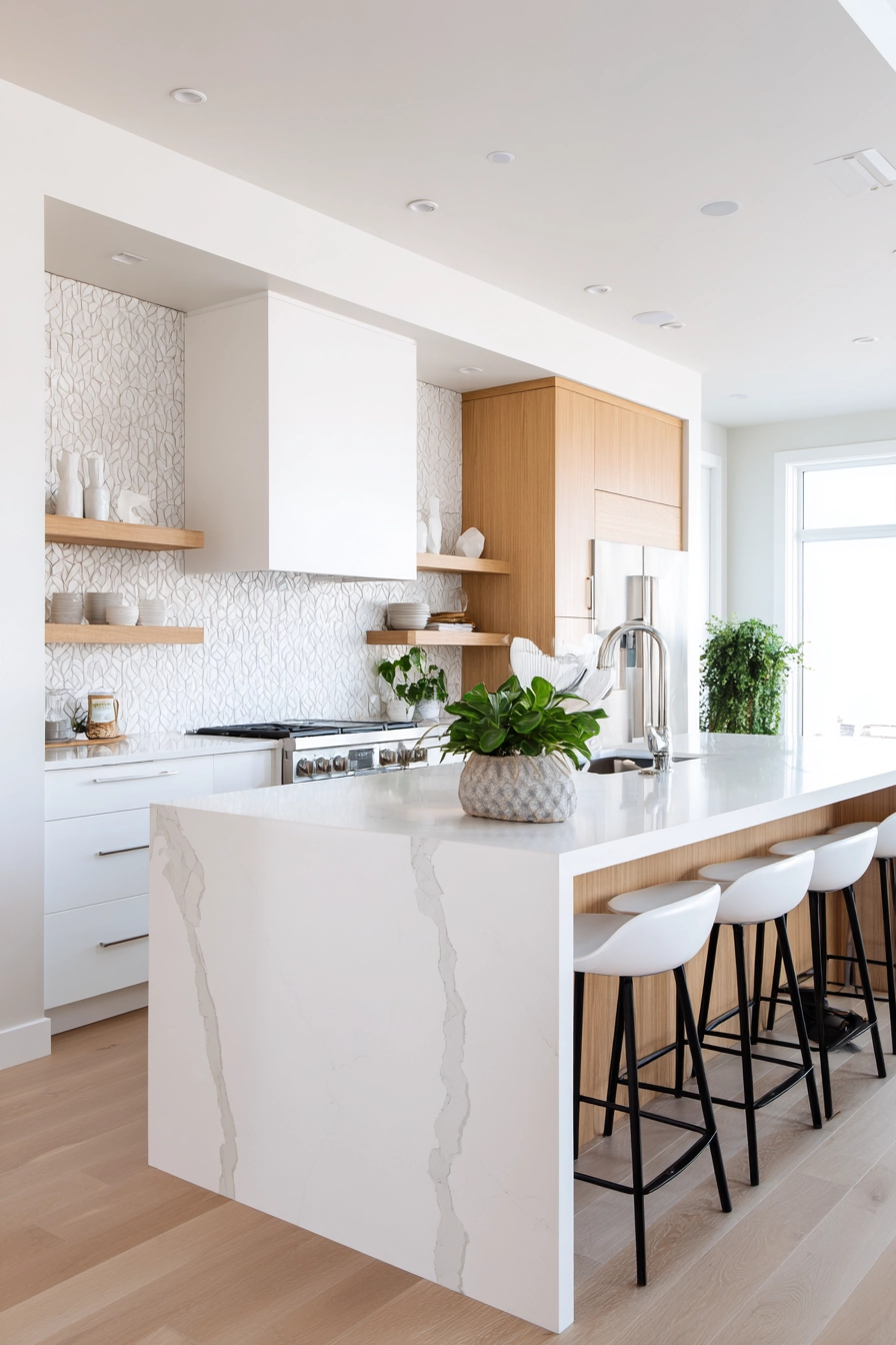 white oak and white kitchen 29