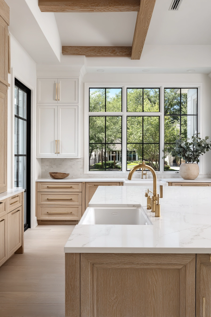 white oak and white kitchen 3