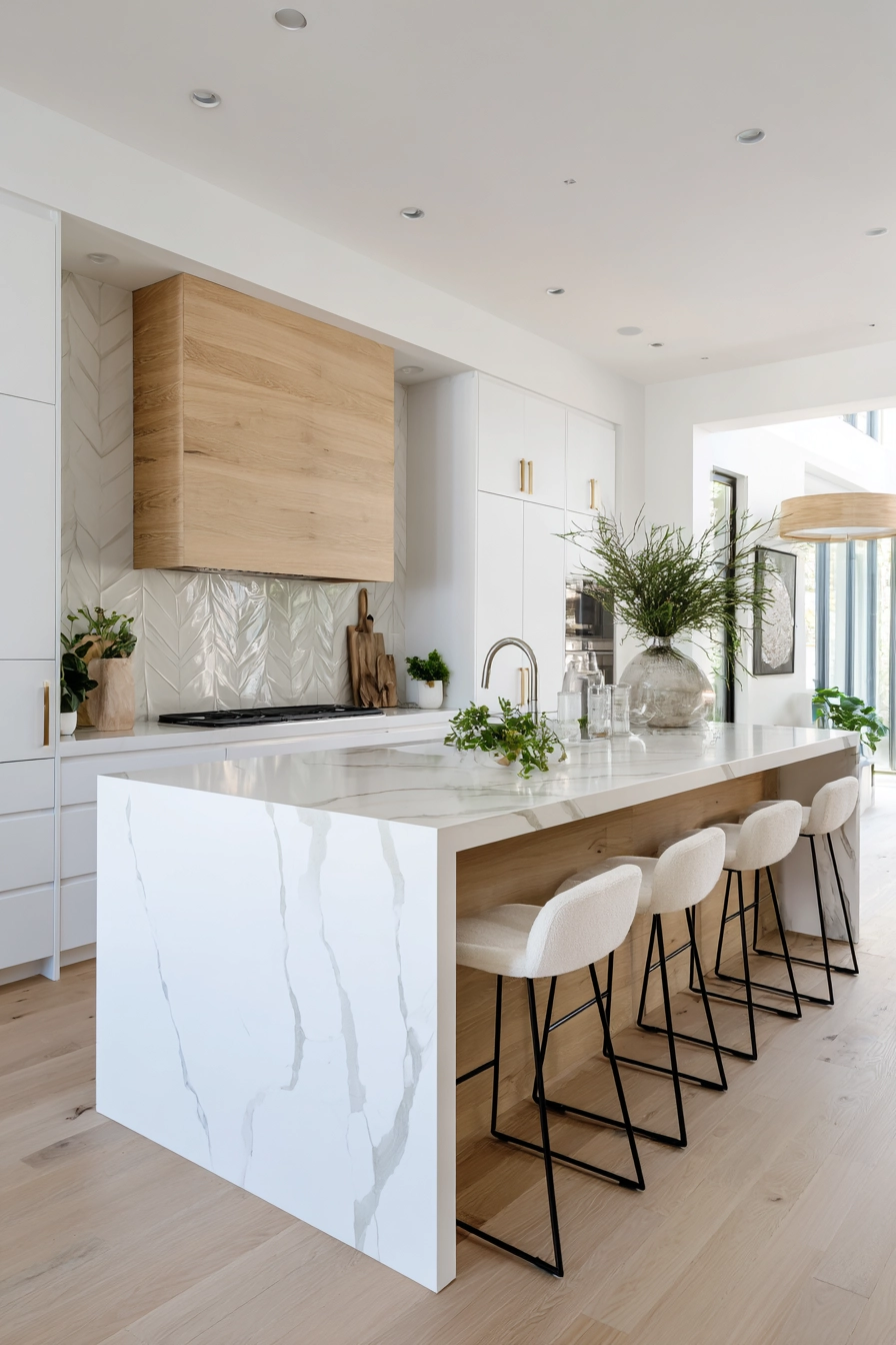 white oak and white kitchen 31