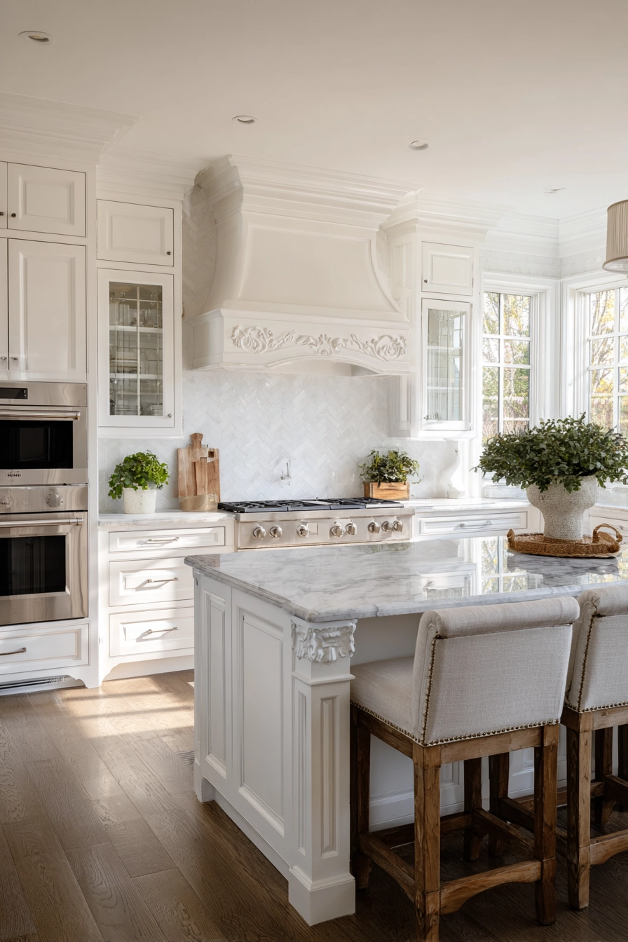 white oak and white kitchen 34