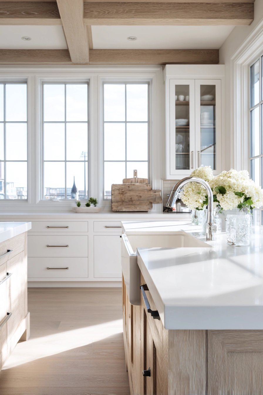 white oak and white kitchen 38
